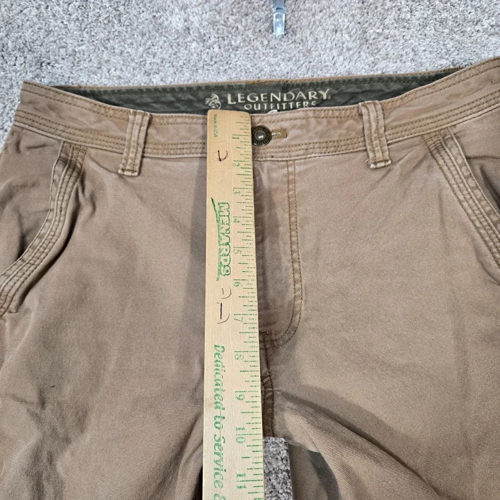 Legendary Whitetails stretch canvas Pants mens 32x32 Tan brown